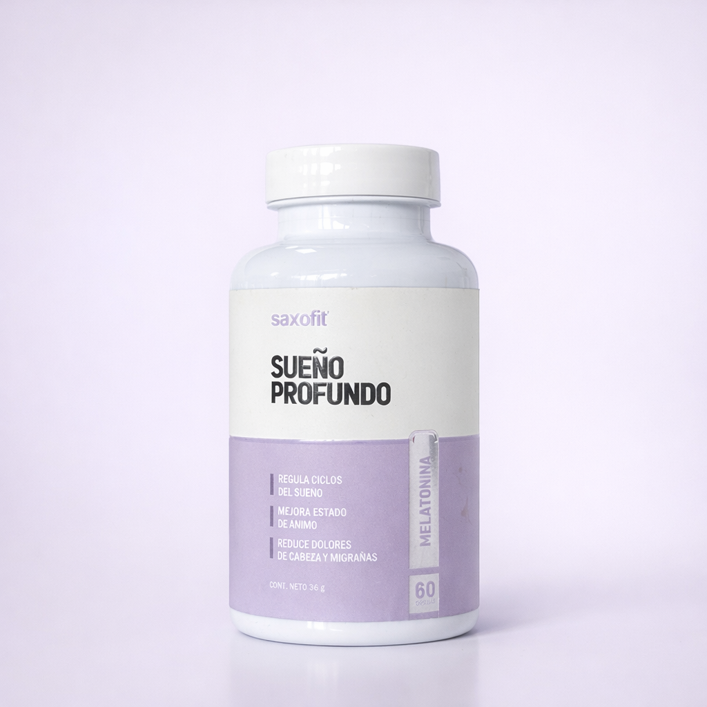 MELATONINA-60CAPS - Saxofit Ecuador